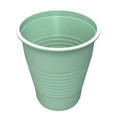 Safe-Dent- Plastic, 5 oz. cups, 50 cups per sleeve/20 sleeves per case- MINT GREEN